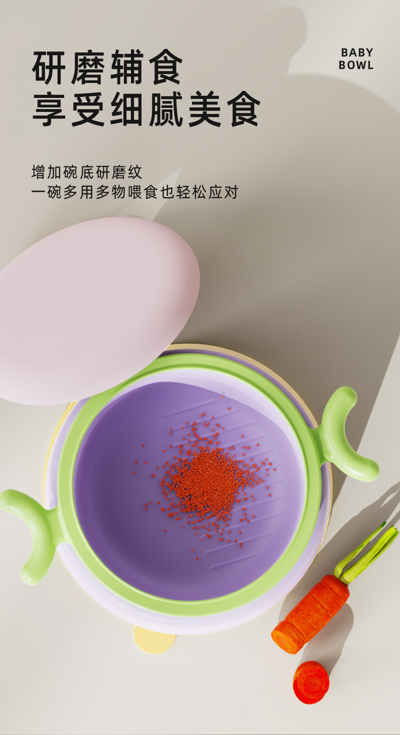 儿童喂养餐具宝宝吸盘碗不锈钢盘子套装儿童用品玩具安全耐用详情6