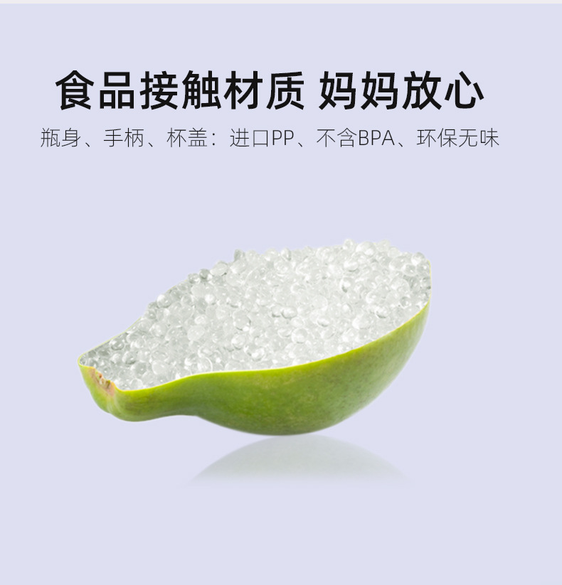 婴儿卡通学饮杯宝宝喝奶吸管杯带手柄防呛耐摔新生儿奶瓶母婴用品详情8