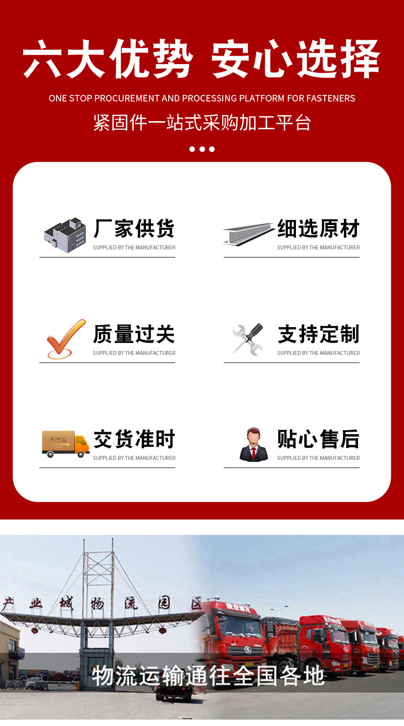 高强度螺栓 螺母 紧固件  4.8/8.8/10.9/12.9级  外六角螺栓 螺丝详情8