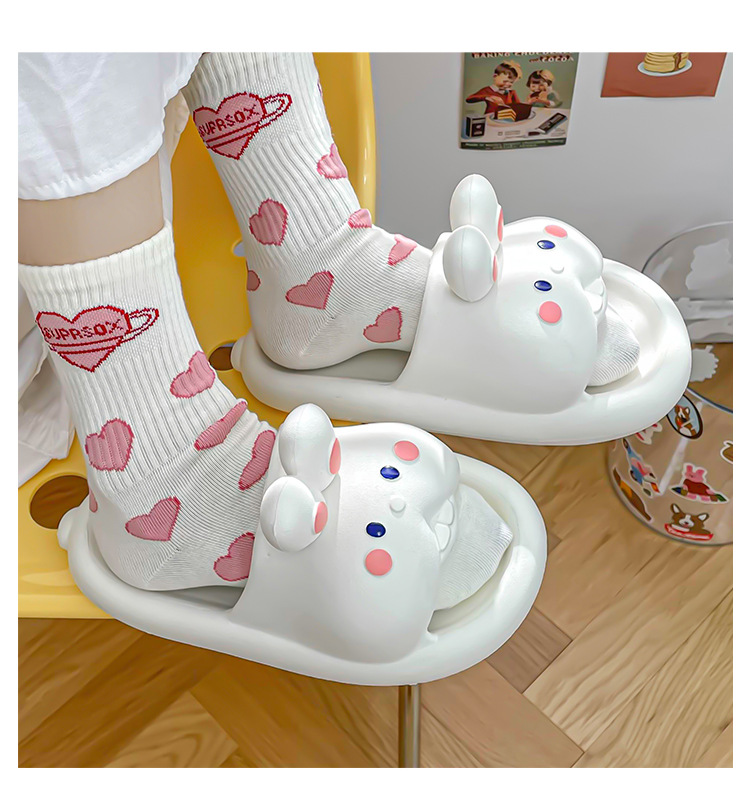 踩屎感拖鞋女夏季室内居家情侣浴室洗澡防滑可爱兔子凉拖鞋女外穿详情9