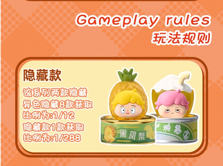 Good Luck Fruit can blind box, cute small tabletop, trendy decorative items, resin handicrafts, atmospheric decorative items wholesale pic 8