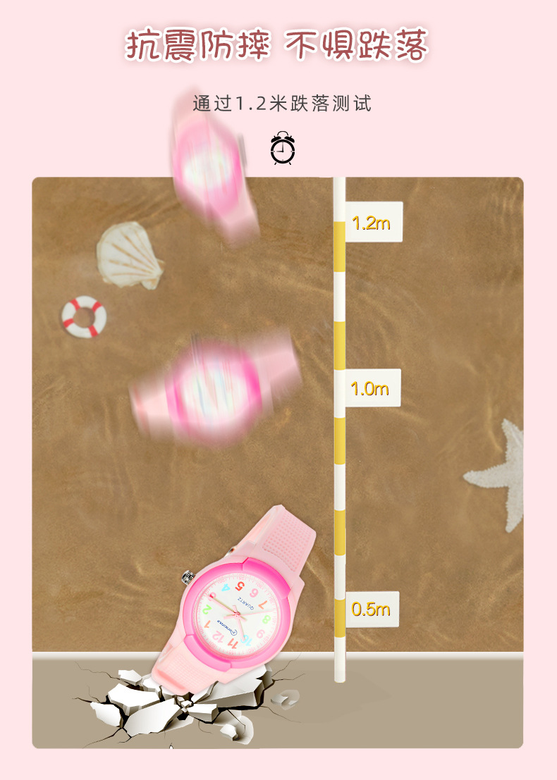 Original Japanese movement quartz watches in stock for children, boys and girls, students, sports, waterproof hands, school and small store watches pic 10