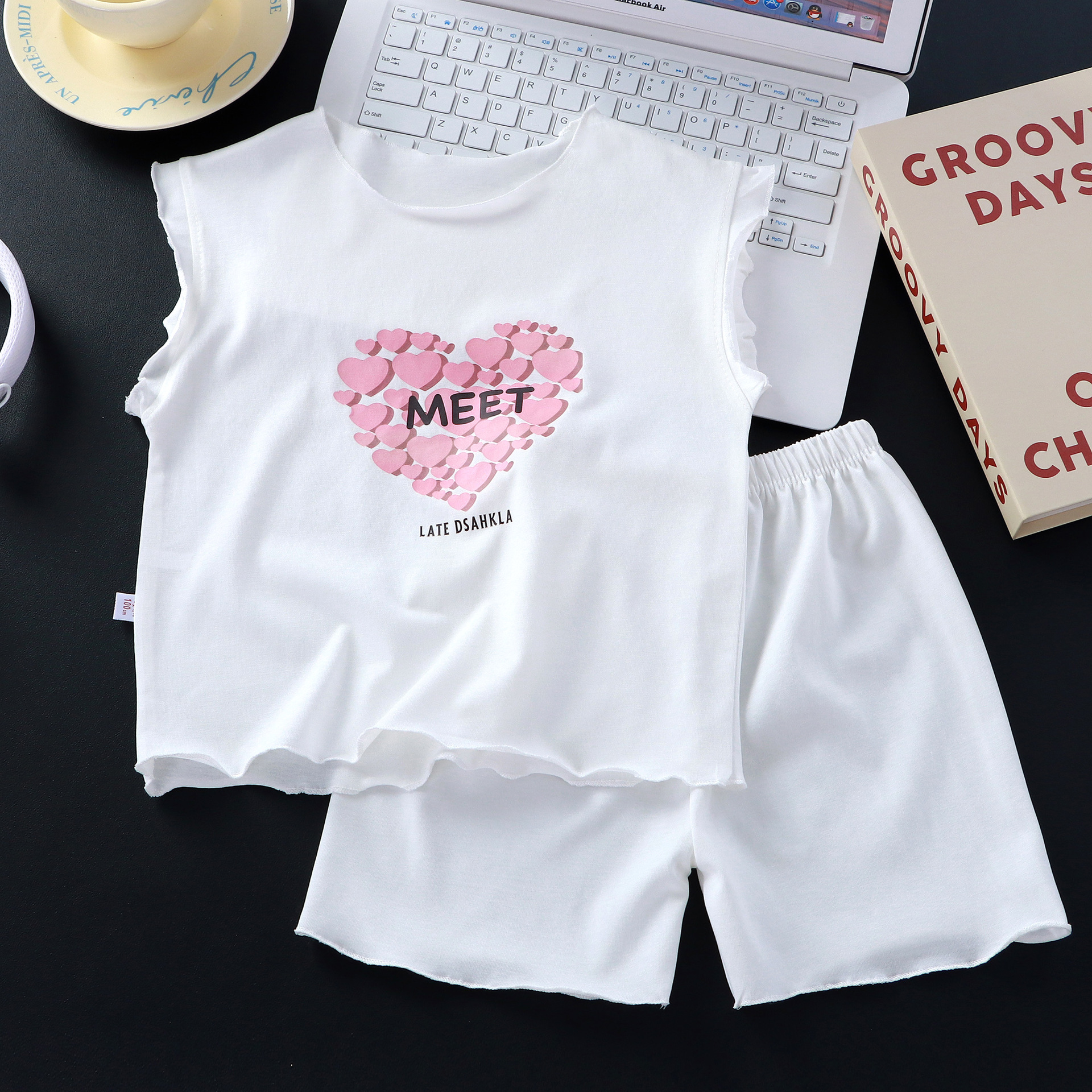 2024夏季新款女童夏装宝宝短袖短裤冰山棉女孩小清新童装95棉详情3