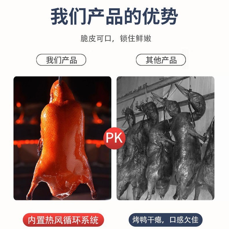 Commercial intelligent hot air circulation roast duck oven, fully automatic large-capacity poultry roasting oven, and special equipment for hotels and canteens pic 10