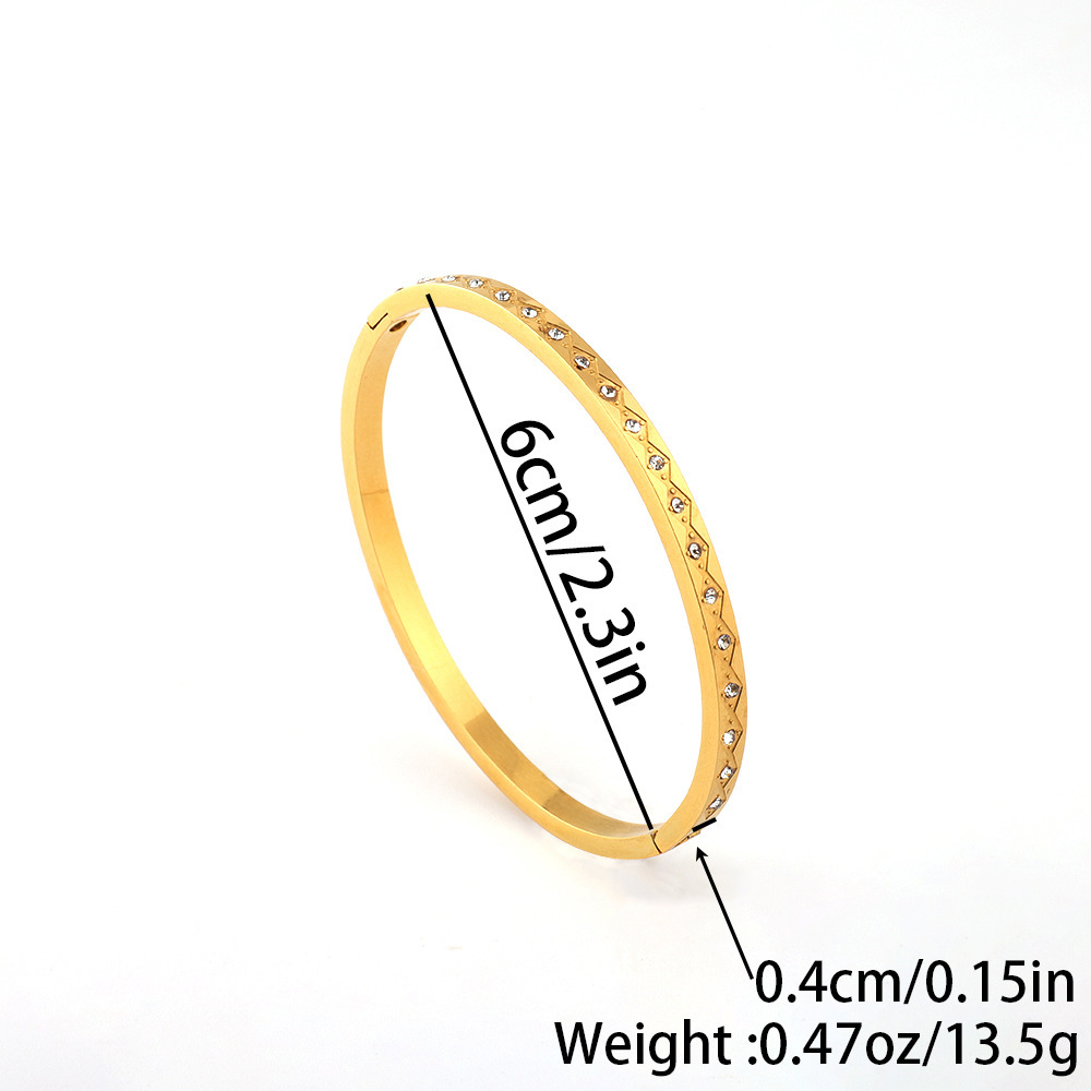 Titanium steel bracelet, non-fading, starry sky silver bracelet, versatile for girls, high-end and fashionable, full diamond stainless steel bracelet pic 11