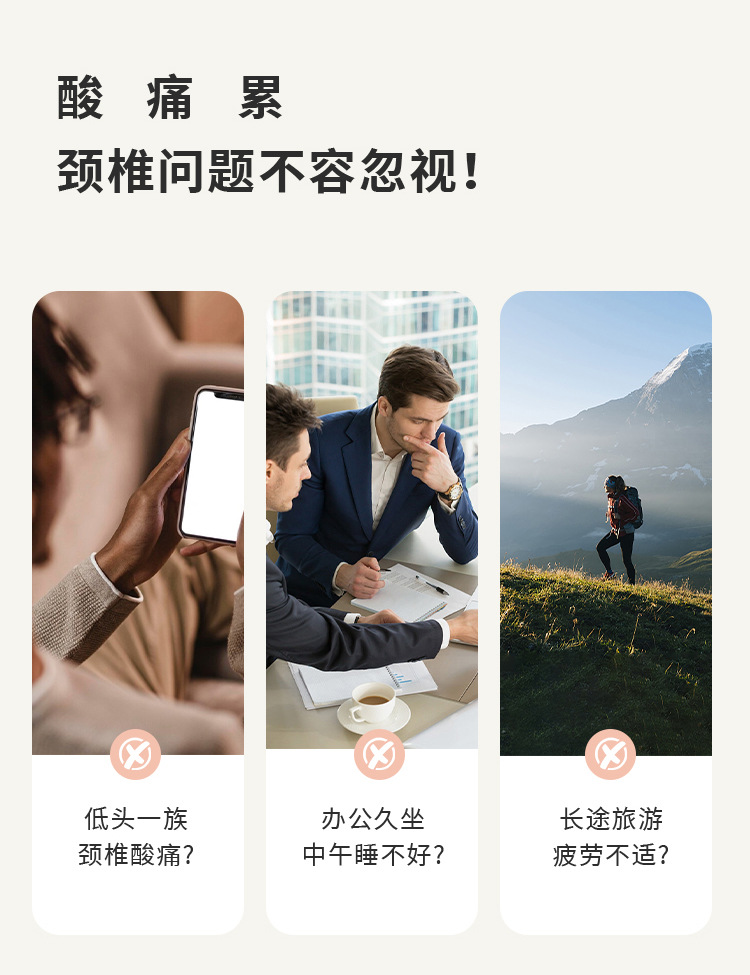 Wholesale memory foam U-shaped pillows, portable travel neck pillows, U-shaped neck pillows for planes, cars, high-speed trains, and naps pic 6