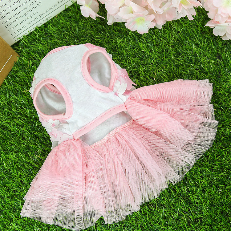 Pet dog, cat, Teddy, bichon Frise, peach blossom skirt, clothes, dog clothing, pet supplies manufacturer wholesale fashionable, comfortable and cute pet skirts pic 19