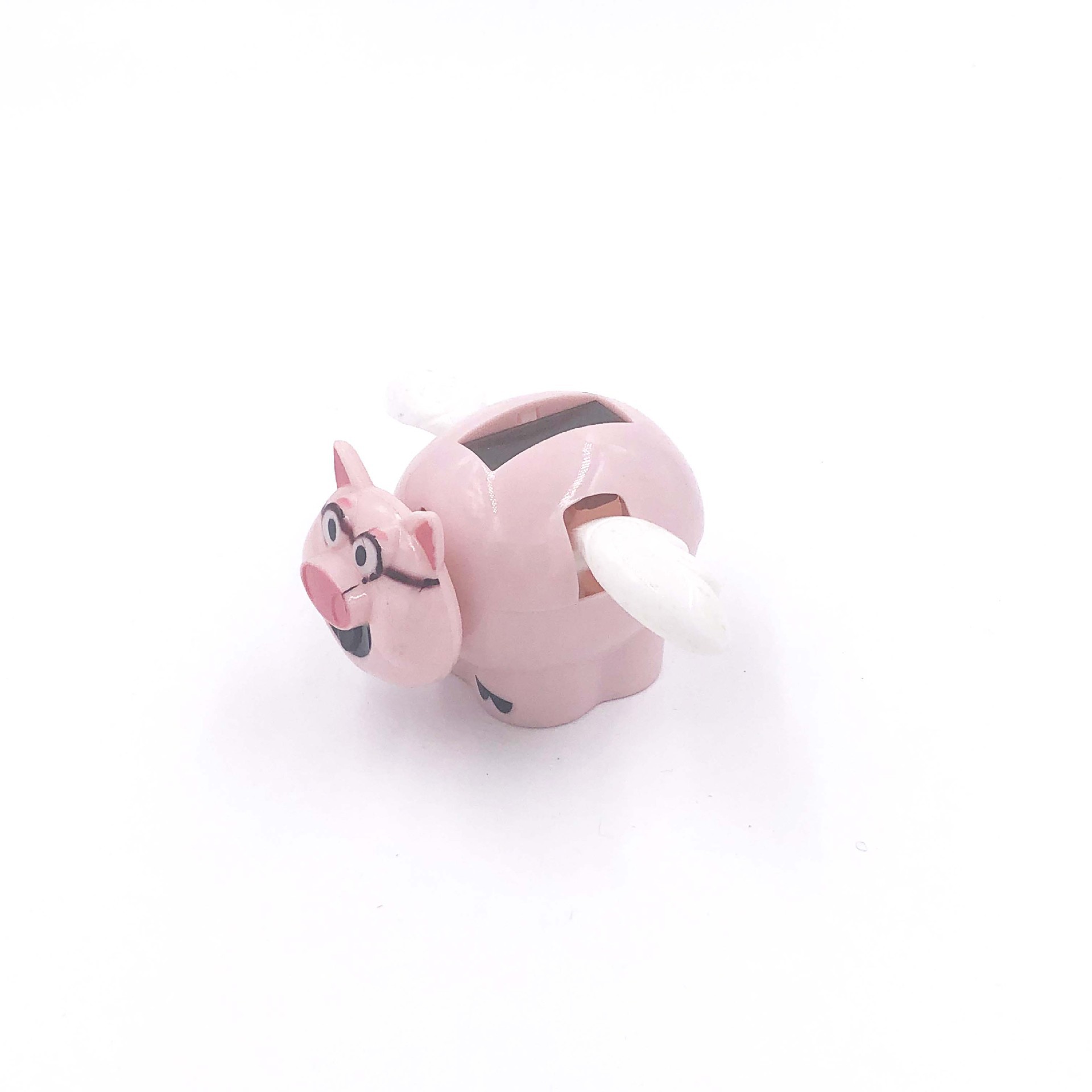 Solar-powered pendulum, glasses, little flying pig figurine, car cartoon doll, in stock. Samples are available pic 3