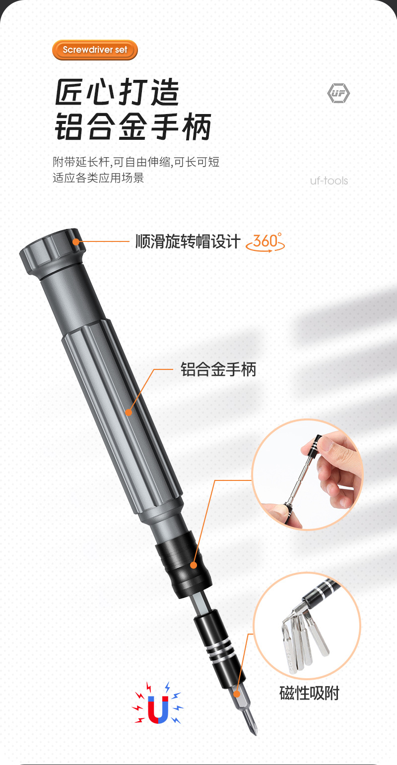 150-in-1 screwdriver set, hardware tools, multi-functional metal handle screwdriver, mobile phone disassembly and repair tools pic 9