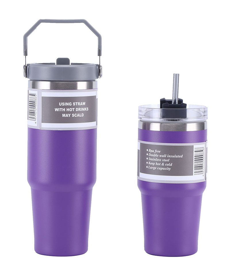 跨境大容量便携提手杯双层冰霸杯车载汽车杯水杯保温杯工厂直营详情8