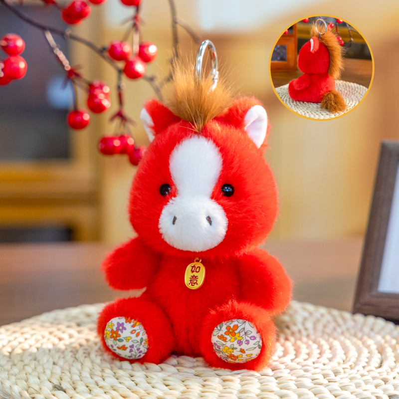 Plush toy pendants, Little Bean series mini dolls, soothing and stress-relieving figurines, trendy wholesale bags and pendants pic 4