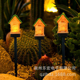 Cross-border best-selling solar led European-style garden lights, outdoor landscape eagle ground insert lawn lights, and garden decorative lights pic 4