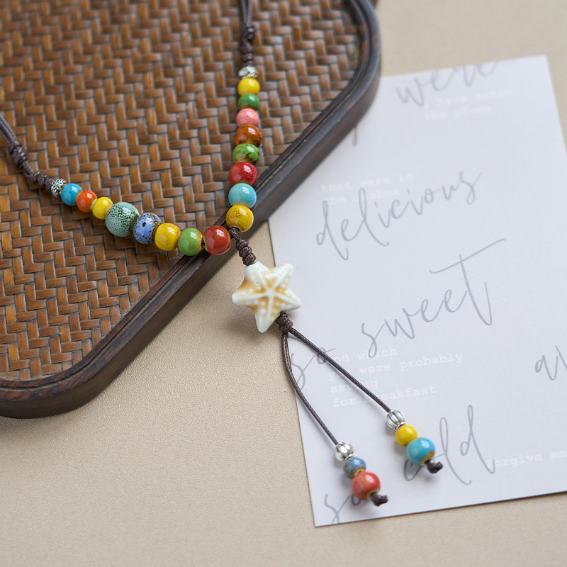 景德镇陶瓷项链饰品批发项链百搭高级感女生文艺新中式礼物首饰详情11