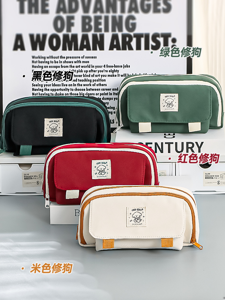 大容量笔袋女生小学生2025新款初中学生女孩版铅笔盒高颜值文具袋详情11