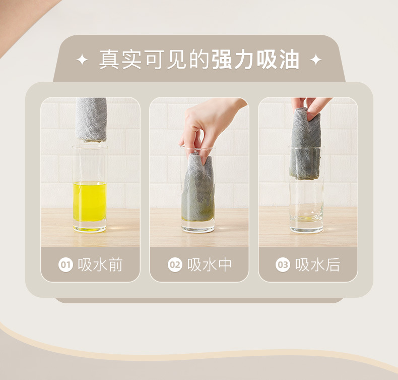 加厚超细纤维不易掉毛干湿两用卷式筒装一次性厨房洗碗布懒人抹布详情11