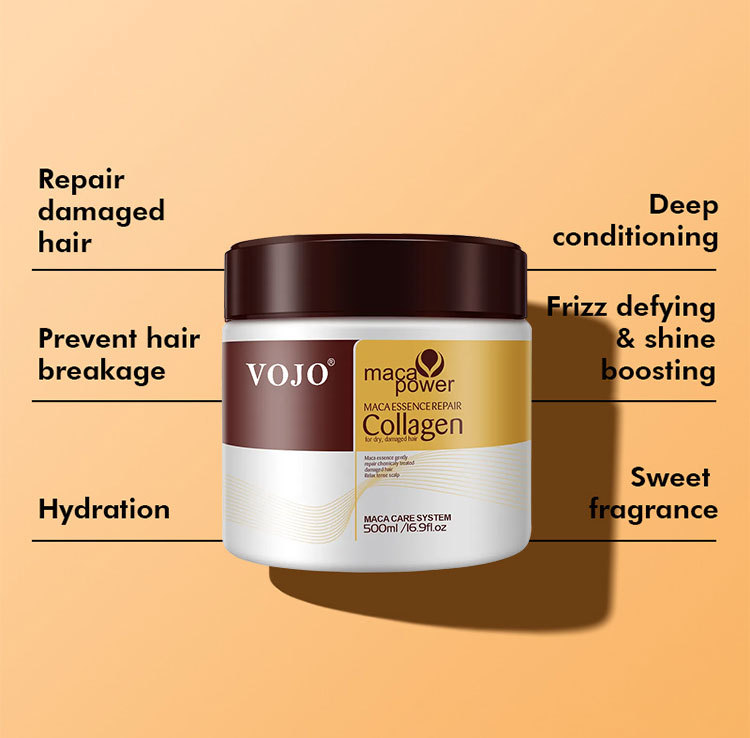 VOJO Cross-border Hair Mask Nourishing and repairing Hair care processed hair mask is a hot-selling hair care collagen product on Amazon for export pic 1
