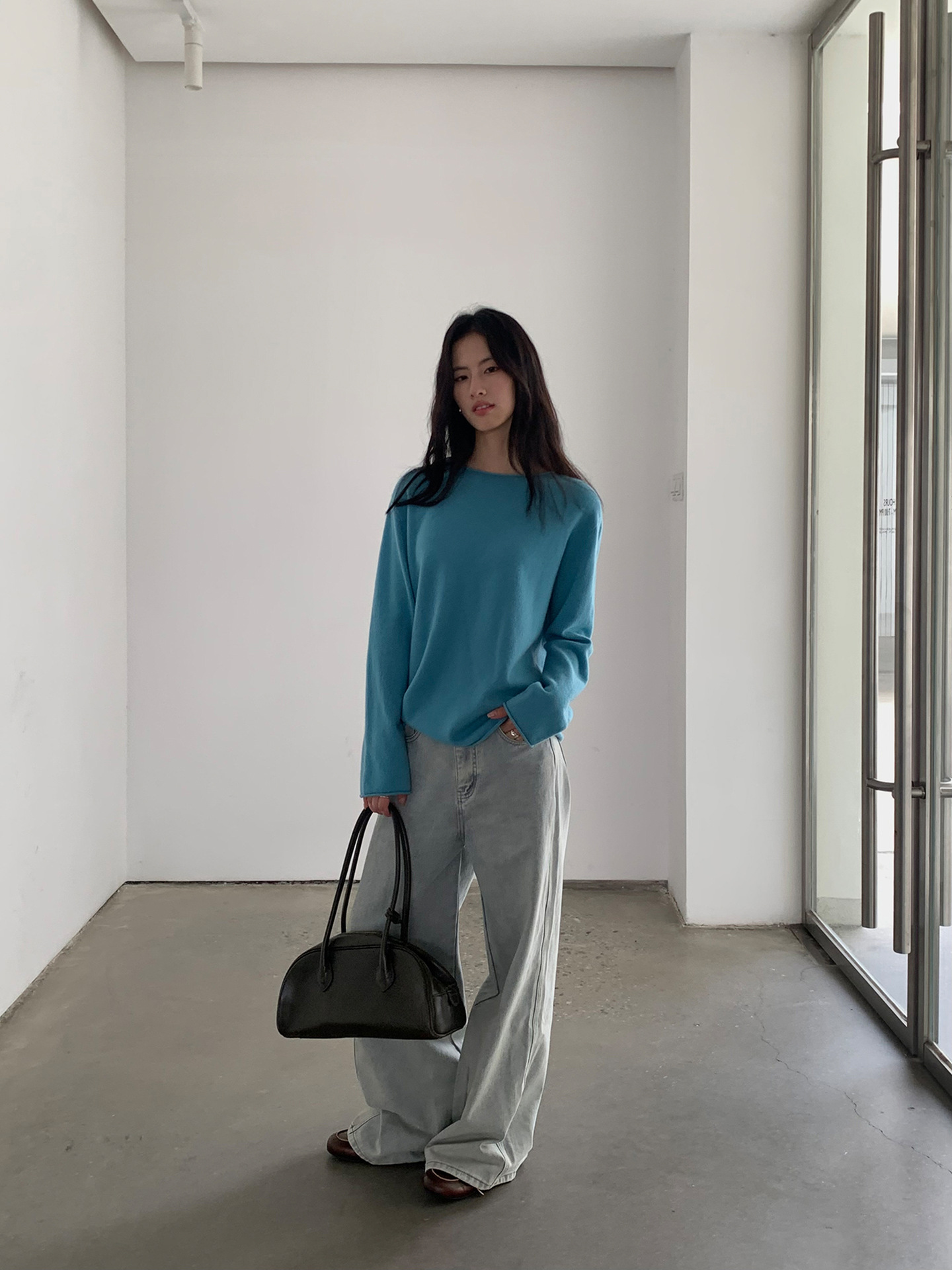 Korean-style seamless one-piece process round-neck pullover cotton and wool sweater, basic base layer for women a1183 in autumn and winter pic 84