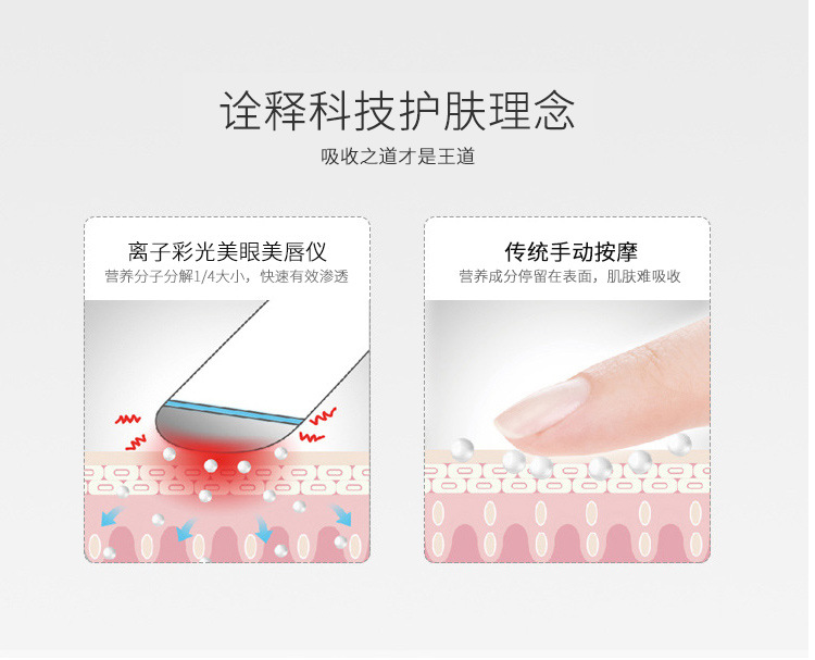 跨境美眼仪电动眼部按摩仪震动加热眼霜导入美容仪淡化眼袋黑眼圈详情6