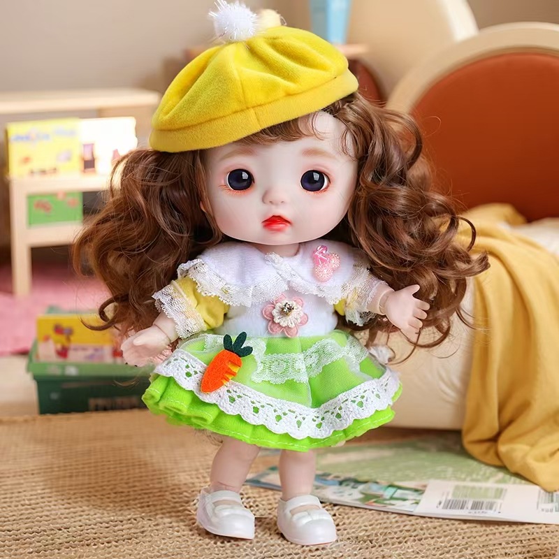 A 20-centimeter doll, a cute baby, a birthday gift set for a lovely girl pic 8