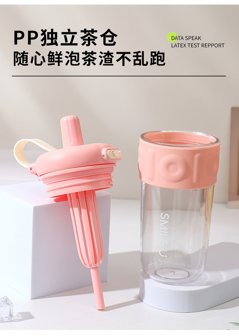 2024新款运动水杯夏季女简约大容量水杯耐高温高颜值塑料杯吸管杯详情20