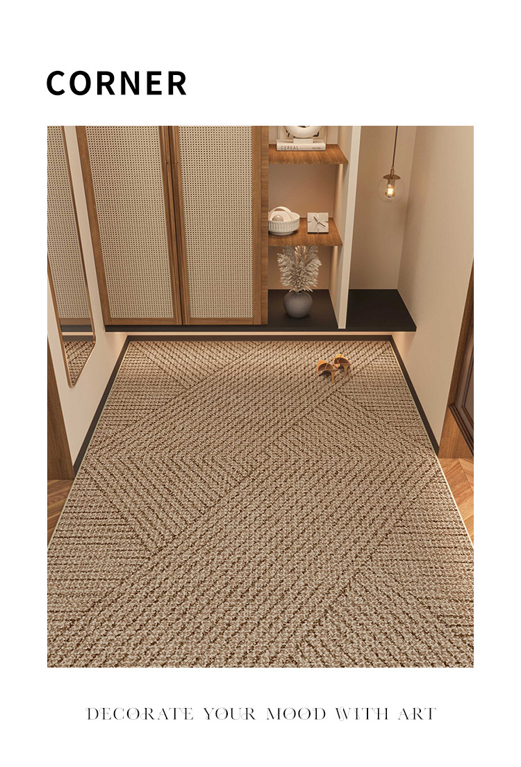 The entrance door mat is dirt-resistant, dust-proof and waterproof. It is a large area of sisal imitation carpet that can be cut pic 18