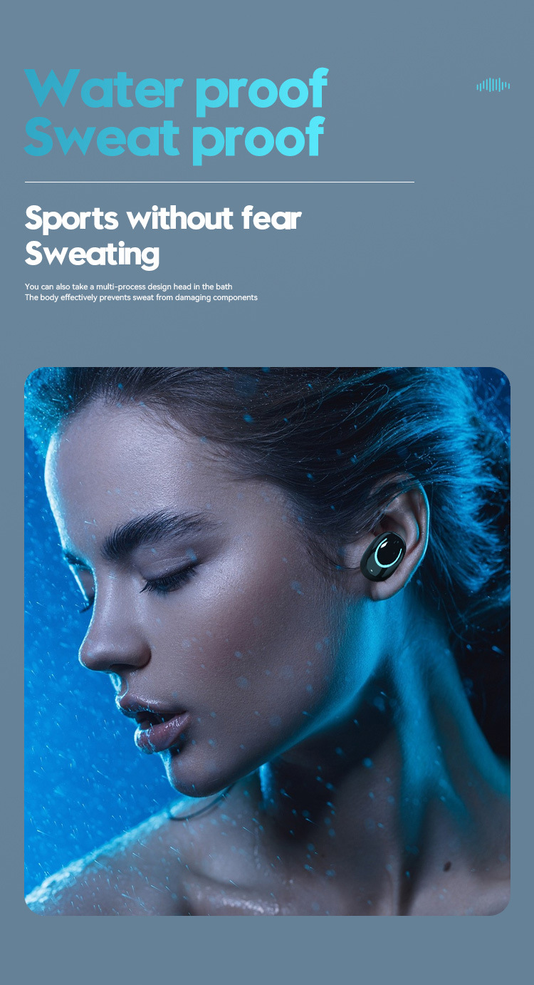 Private model new X10 Bluetooth headphones 5.2 Sports and gaming digital display with power bank M10 Wireless Headphones A10S pic 8