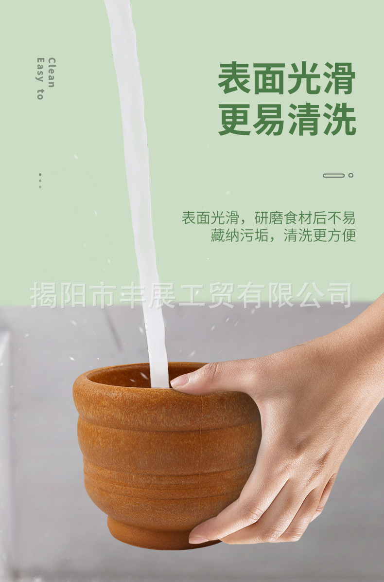 创意复古手动捣蒜器家用研磨药粉臼子捣草药碎蒜罐盅辣椒粉器蒜泥器剥蒜器详情10