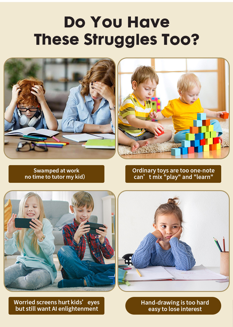 亚马逊爆款益智儿童绘画机器人 儿童玩具3-6岁环保材质智能早教机详情3