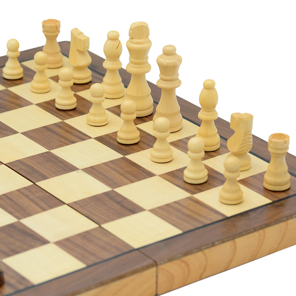 New type of chess and card entertainment, made of wood, magnetic, foldable and 39CM, with double rear, directly sent by the manufacturer for cross-border exclusive supply pic 9