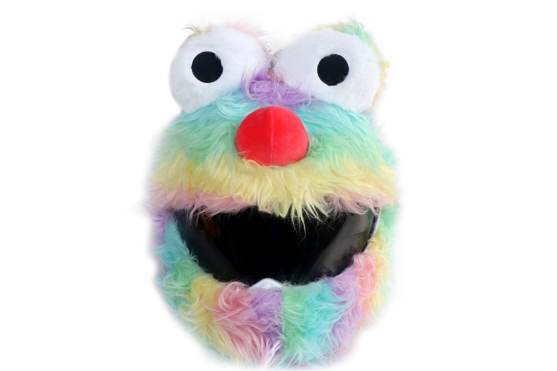 Cross-border personalized long-haired helmet covers, plush motorcycle protection covers, scratch-resistant and cute style riding cap covers are selling well across borders pic 5