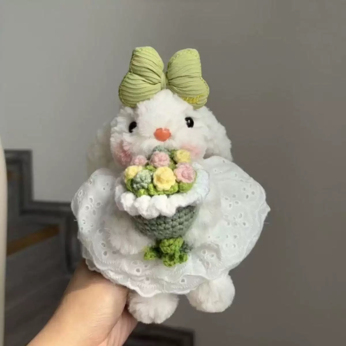 可爱兔垂耳兔毛绒挂件玩偶可爱挂饰高颜值多巴胺萌物送生日礼物详情10