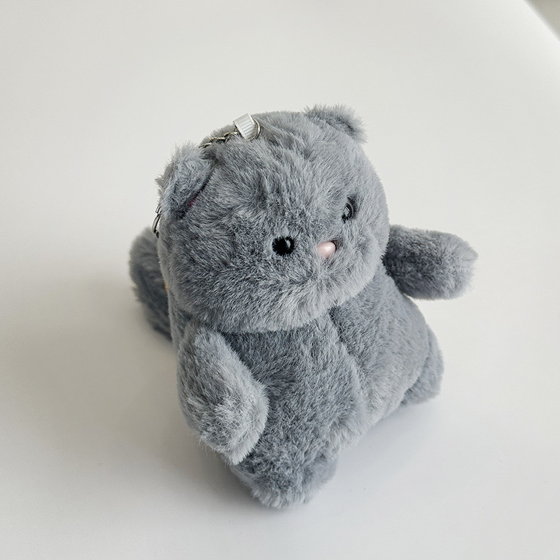 招财猫毛绒玩具公仔白色猫咪玩偶喵它崽可爱软萌猫咪送女生日礼物详情4