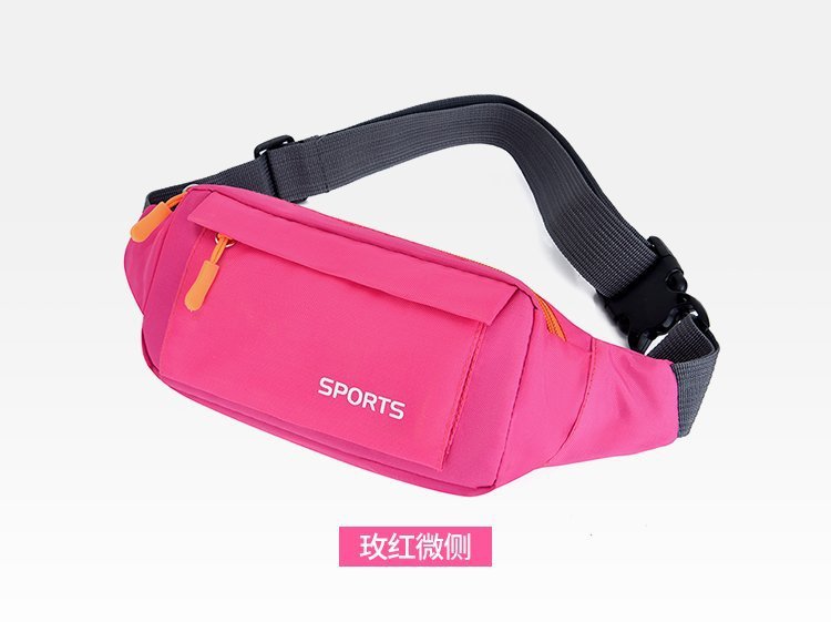 印字定LOGO腰包 休闲胸包运动手机零钱旅行骑行跑步健身收纳小包详情22