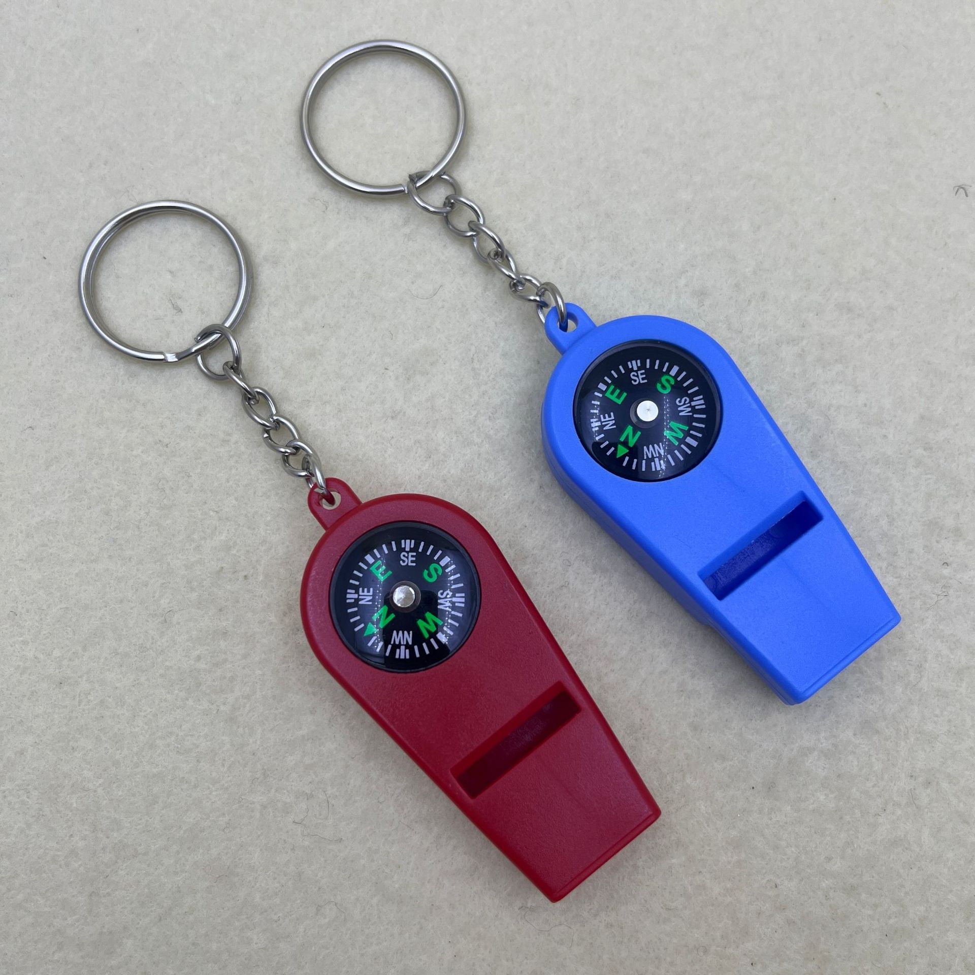 新款迷你多种颜色可选便捷可挂钥匙扣2合1口哨车用家用户外指南详情15