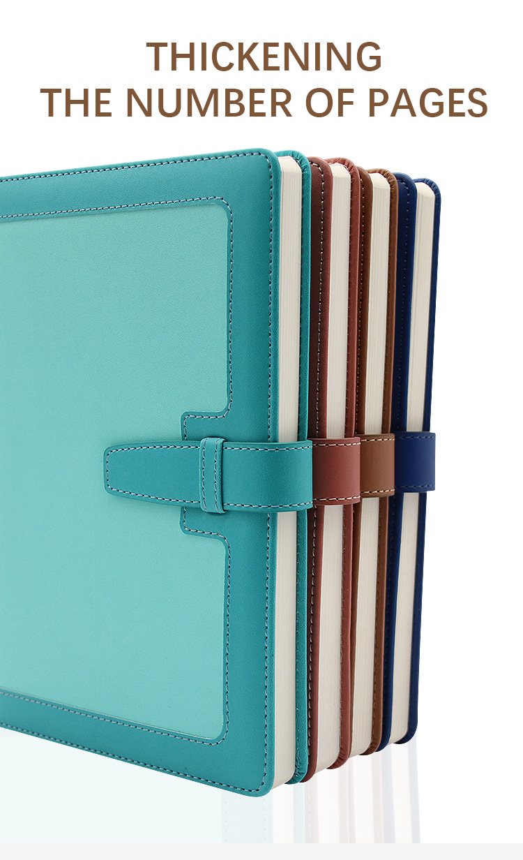 Yalong Cross-border 2023 manufactures A5 leather diary notebooks for students and office workers pic 3