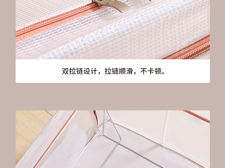 透明收纳箱折叠大容量衣物收纳动物猫头储物盒棉被衣柜PVC百纳箱详情16