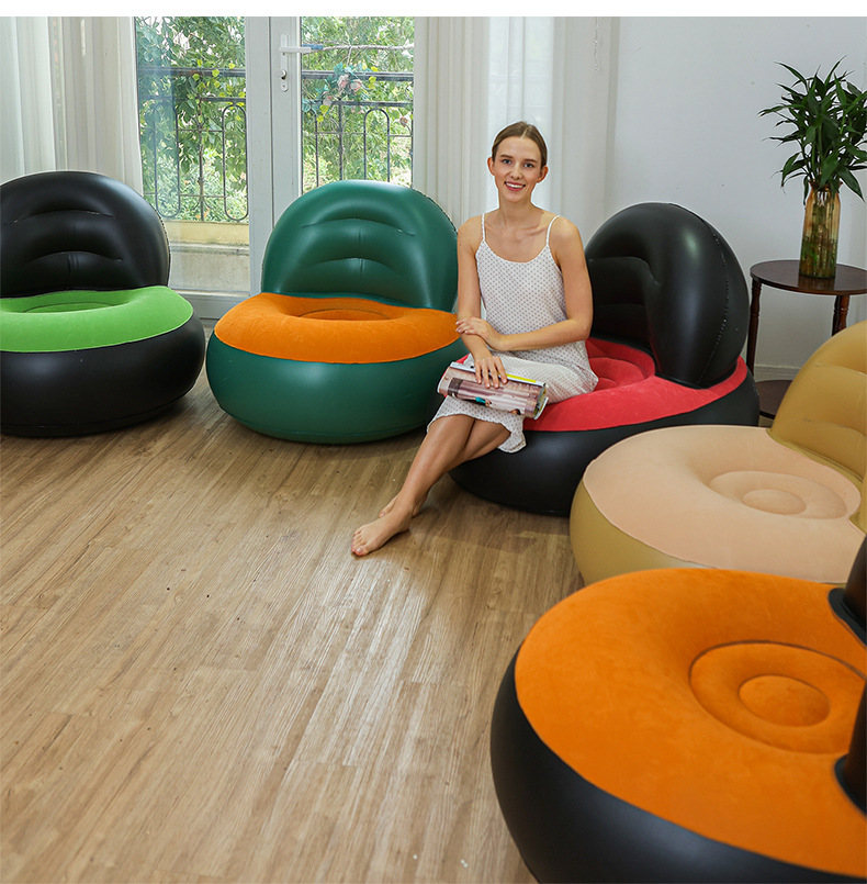 ins inflatable sofa, new plush sofa, graffiti sofa, backrest sofa, inflatable lazy sofa, inflatable sofa pic 10