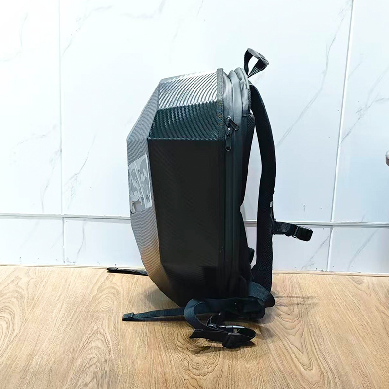 摩托车头盔背包骑行安全包LED发光骑双肩包PC材质弹性外壳可扩充详情15