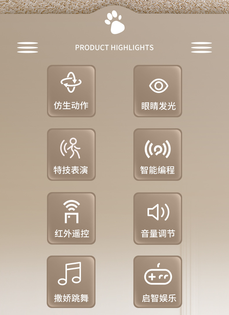 特技机器狗新款多功能遥控玩具狗倒立跳舞智能编程仿真机器狗玩具详情2