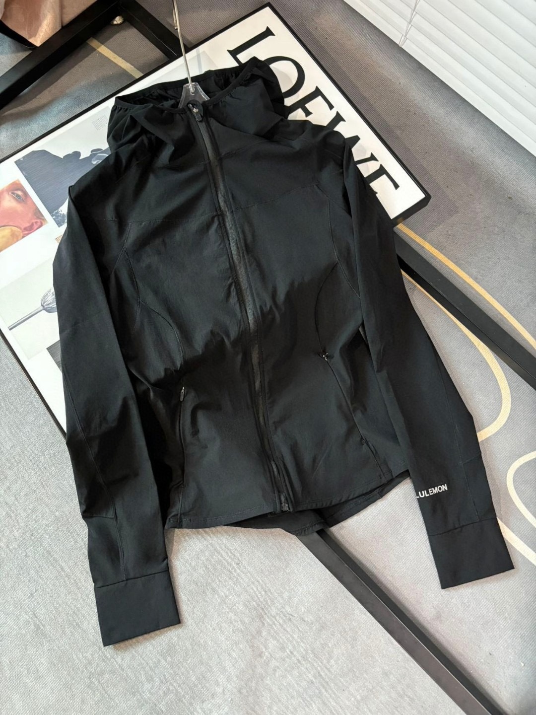 lulu防晒衣同款mistover防晒外套女瑜伽服收腰显瘦高版细节一致详情13