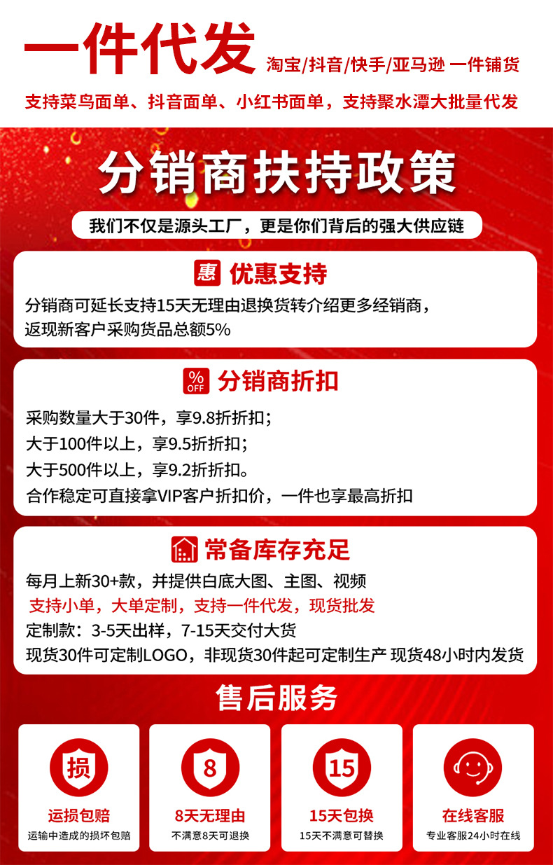 春款男裤宽松美式高街复古牛仔裤男新款直筒阔腿裤高级感男士裤子详情1