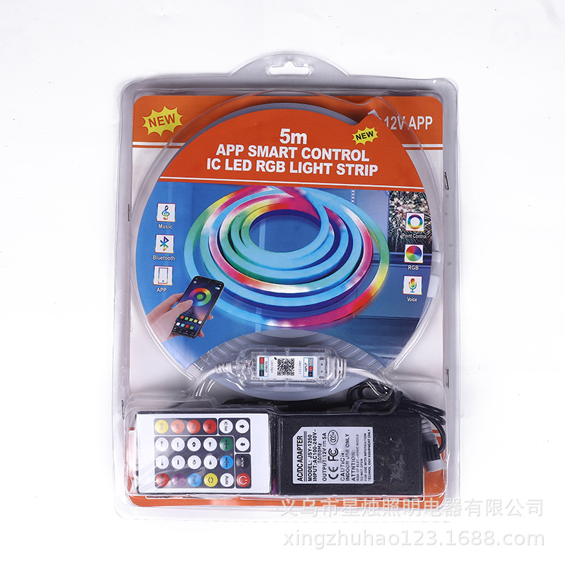 Iridescent neon light strip Silicone rgb12V low-voltage outdoor atmosphere waterproof flexible silicone light strip set led pic 5