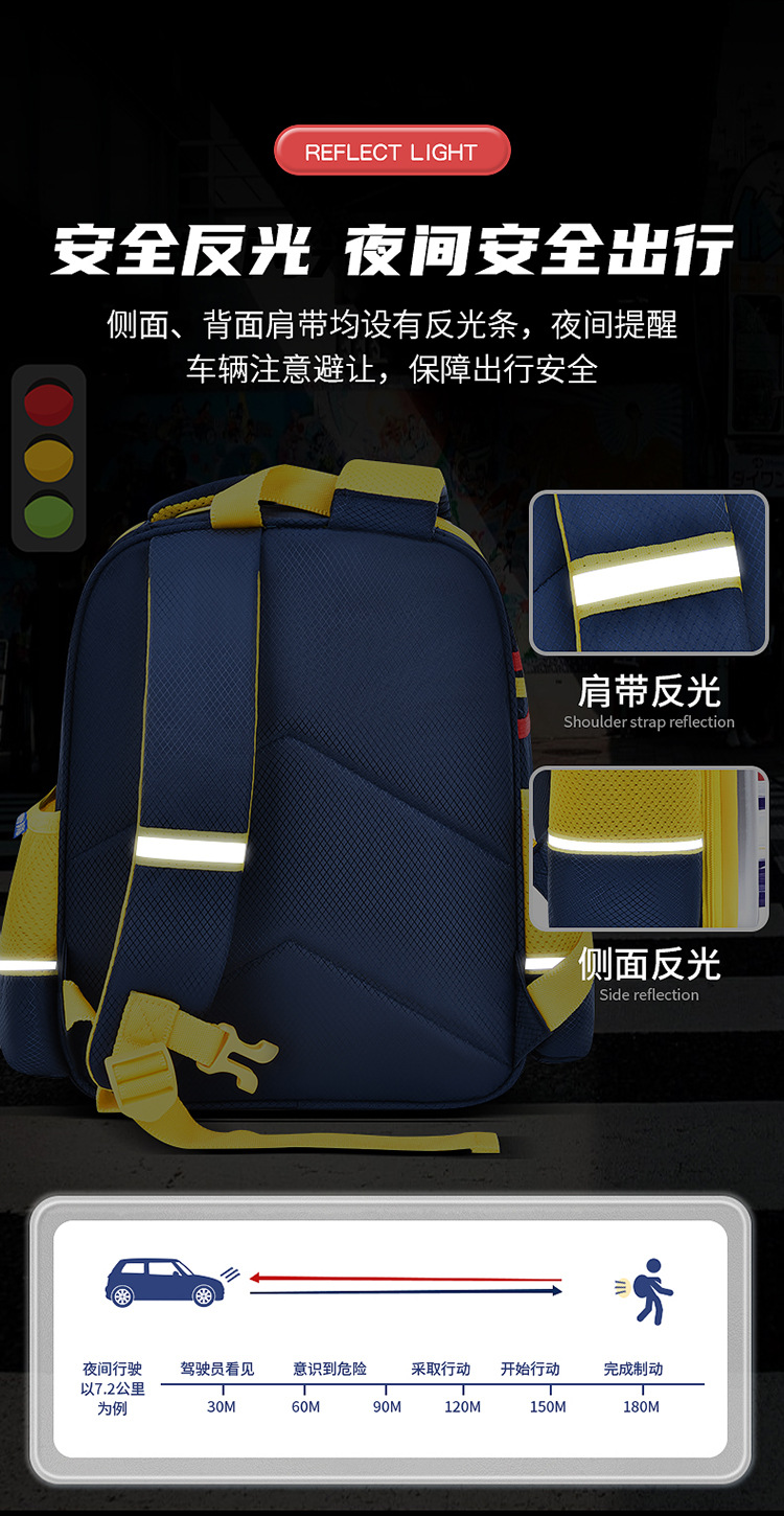 The Flashing Ultraman schoolbag is a cartoon mini ultra-light travel backpack for children and kindergartens. It is a cool and dazzling backpack that lights up pic 13