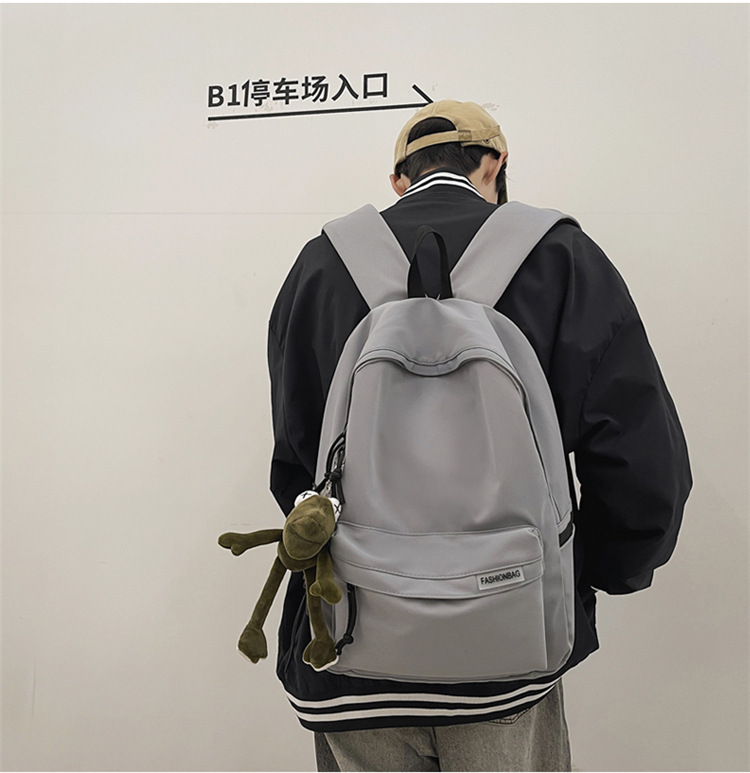 书包男大学生 简约日系ins高中初中生运动双肩包中学生电脑背包女详情24