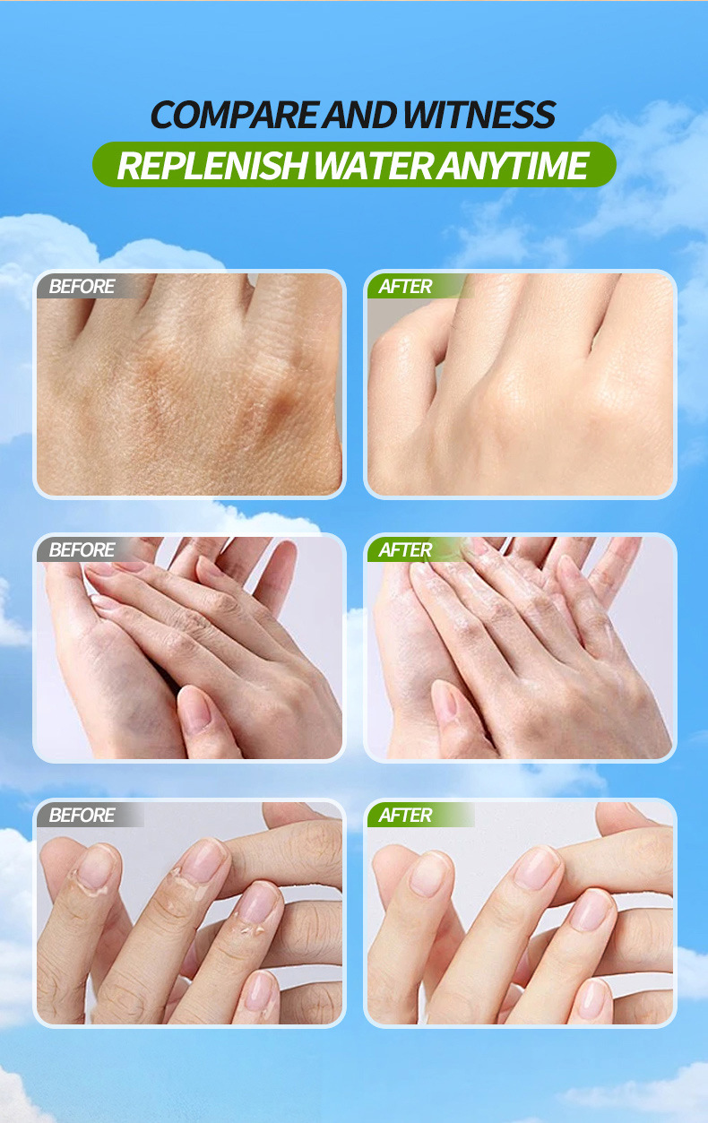 [OEM fábrica de procesamiento personalizado] crema de manos 5 piezas para guardar fragancia hidratación hidratación nutrición manos desalinización líneas de la mano pic 5