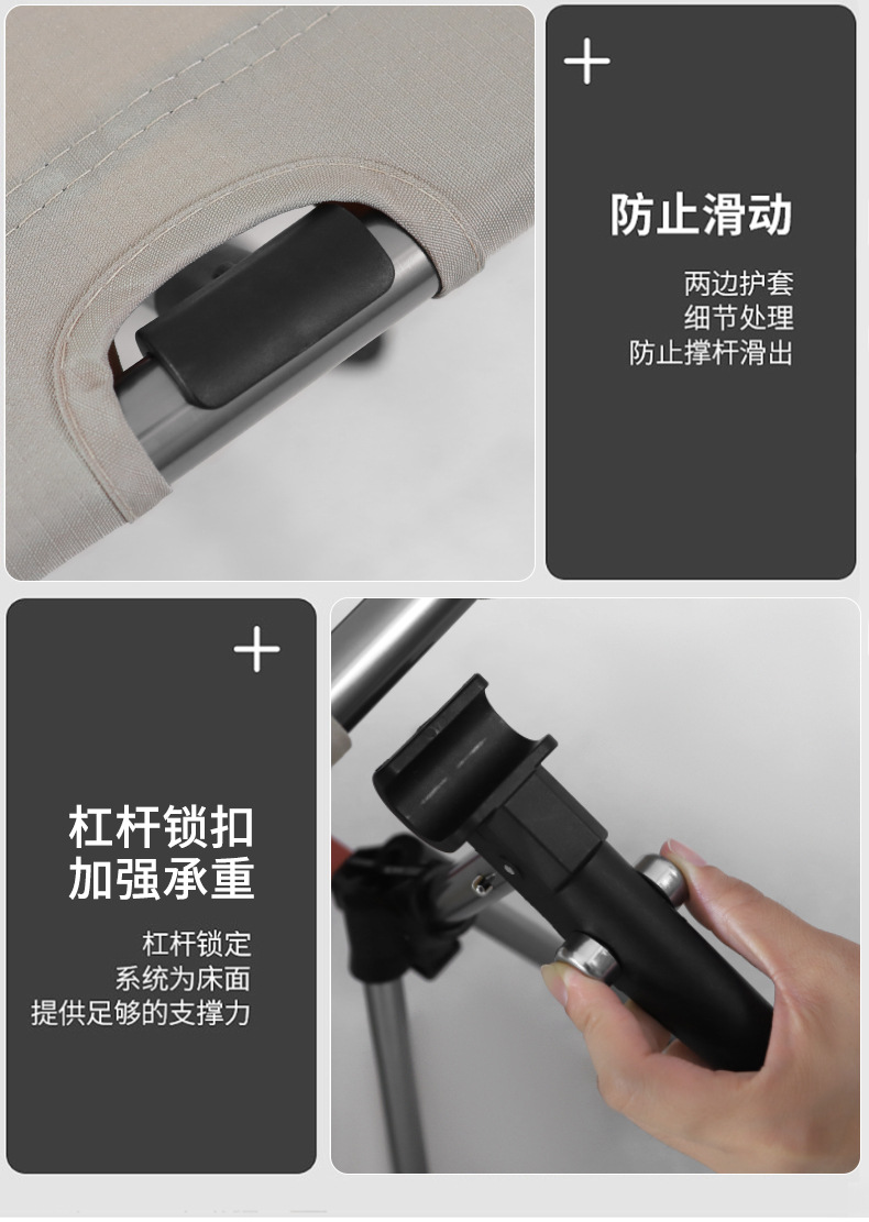 户外露营折叠床超轻便轻量化铝合金行军床午休便携野营帐篷自驾游详情17