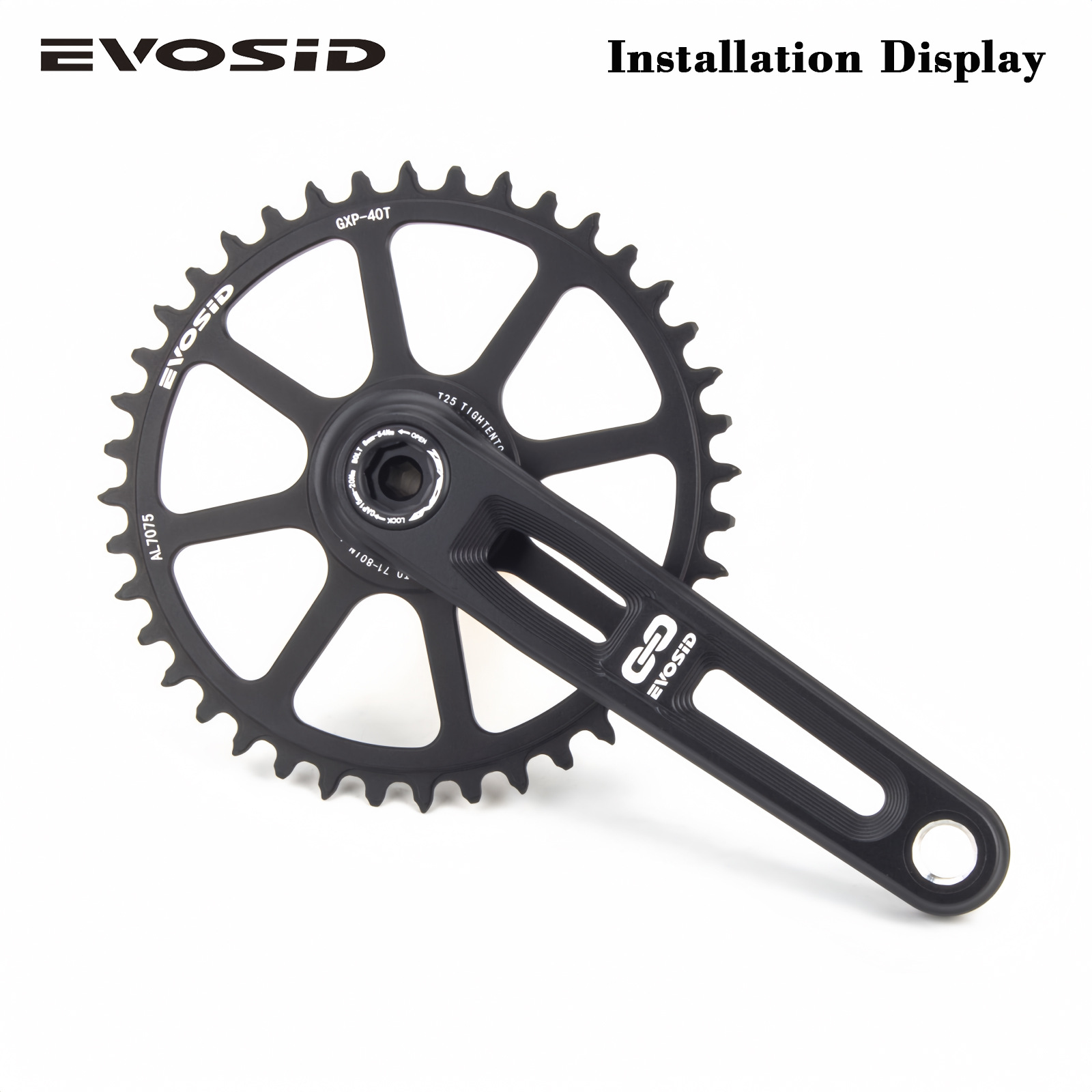 Cross-border road bike chainring 12s hollow integrated direct installation single chainring 40/42T/46/48/50T folding bike chainring pic 6