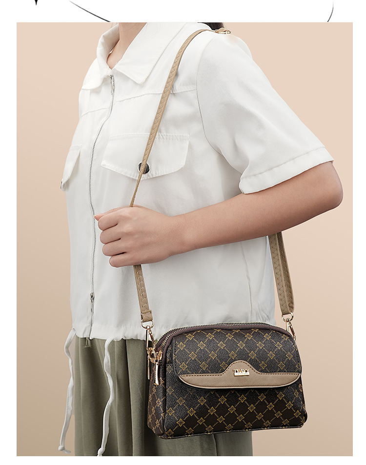 包包女高级感2024跨境外贸斜挎包大容量新款老花时尚气质百搭小包详情34