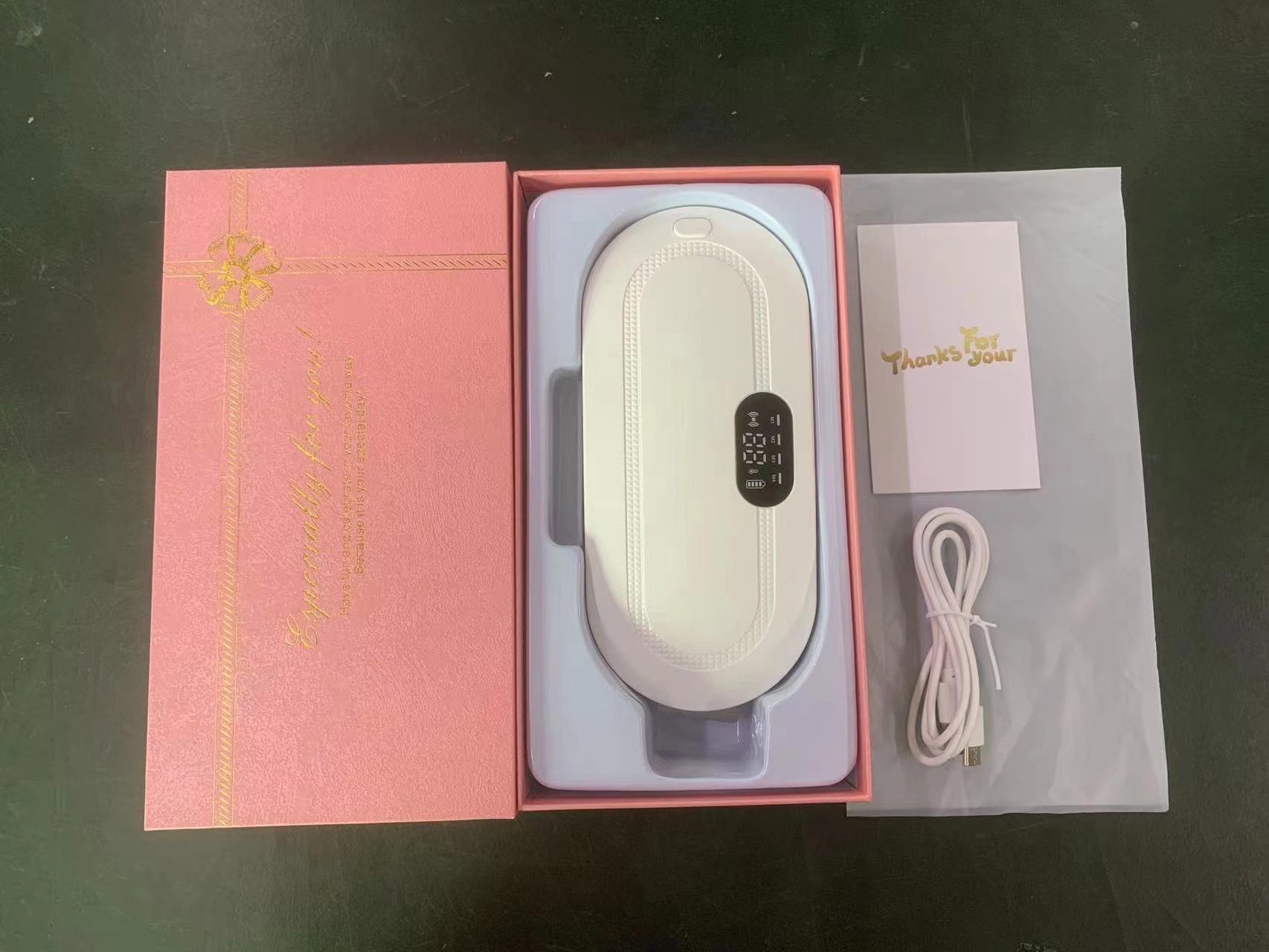 跨境热销加热暖宫宝暖宫腰带大姨妈神器护腰震动按摩仪缓解痛经详情3