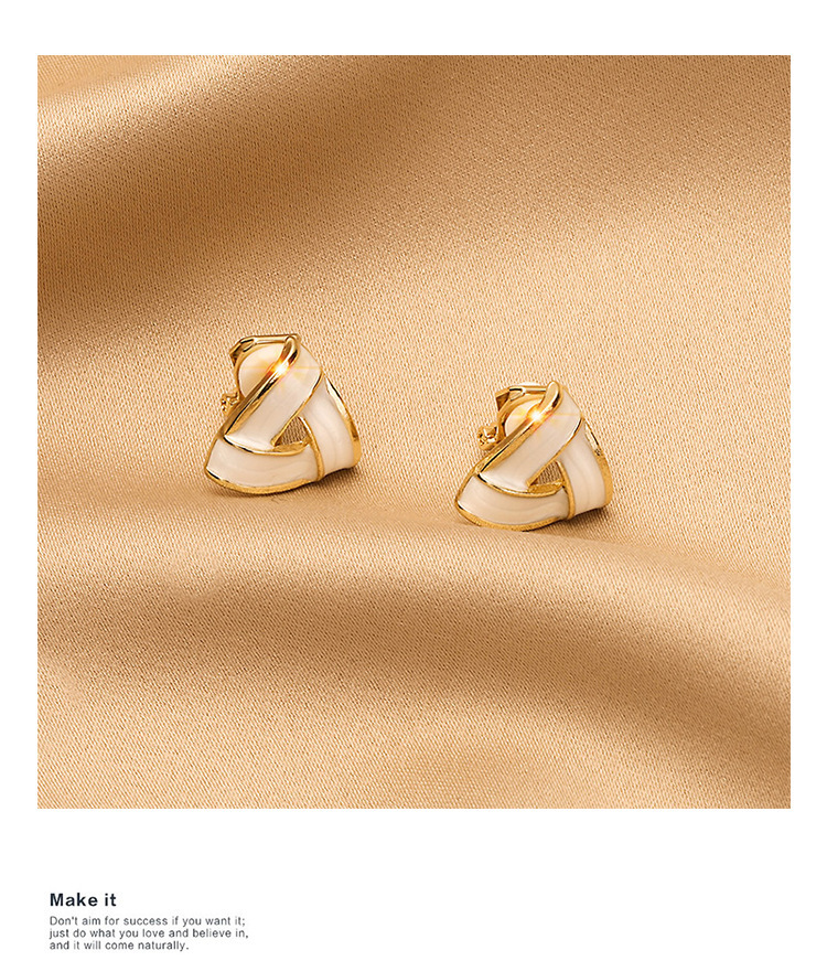 复古耳夹 无耳洞高级感耳环女小众百搭韩国气质耳饰珍珠耳夹耳坠详情17